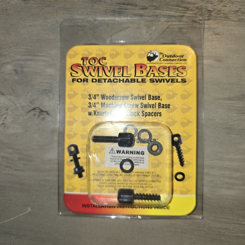 TOC Swivel Bases BO-3, Detachable Swivels